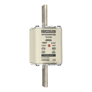 Mersen NH-Sicherungseinsatz SF Gr.3 gG 400A/500V KM NH3GG50V400
