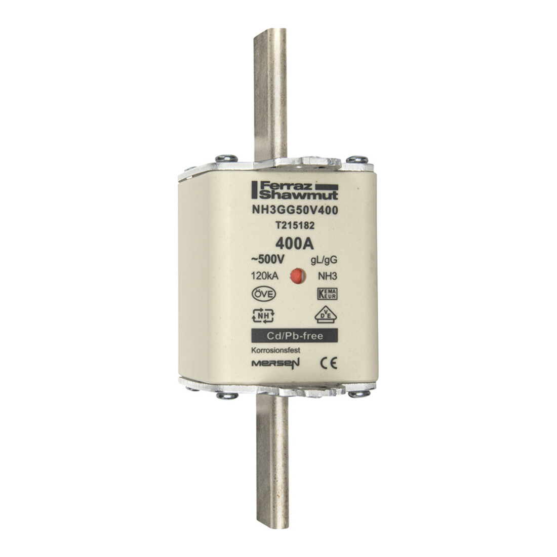 Mersen NH-Sicherungseinsatz SF Gr.3 gG 400A/500V KM NH3GG50V400