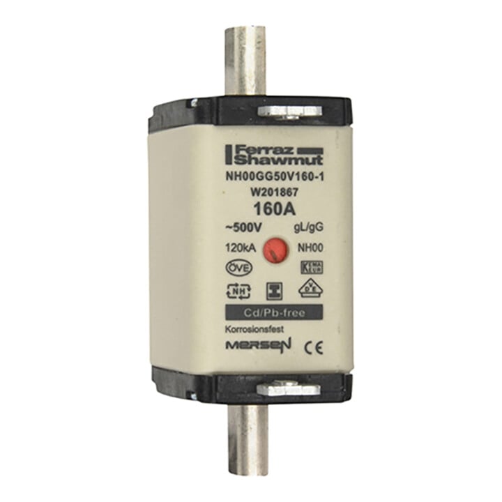 Mersen NH-Sicherungseinsatz SG Gr.00 gG 160A/500VKM NH00GG50V160-1