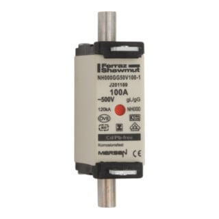 Mersen NH-Sicherungseinsatz SG Gr.000 gG100A/500VKM NH000GG50V100-1