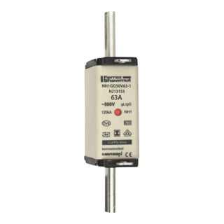 Mersen NH-Sicherungseinsatz SG Gr.1 gG 63A 500V KM NH1GG50V63-1