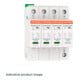 Mersen Parafoudre Type 2, 4 pôles 40kA STPT2-40K275V-4PG