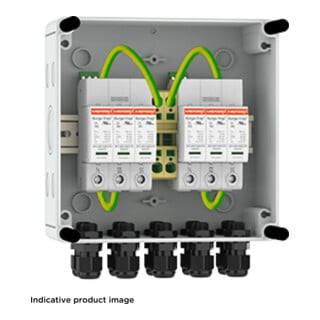 Mersen Photovoltaik-Stringbox 2 MPP 1000V Typ 1+2 PVBT12-1000V-B-213