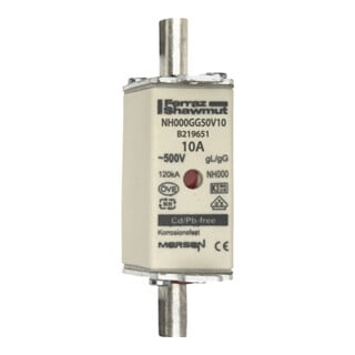 Mersen Porte-fusible NH SF Gr.000 gG 10A/500VKM NH000GG50V10