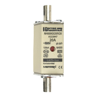 Mersen Porte-fusible NH SF Gr.000 gG 20A/500V KM NH000GG50V20