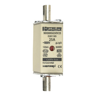 Mersen Porte-fusible NH SF Gr.000 gG 25A/500V KM NH000GG50V25