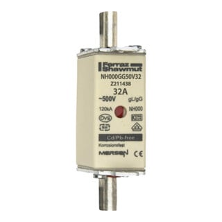 Mersen Porte-fusible NH SF Gr.000 gG 32A/500V KM NH000GG50V32