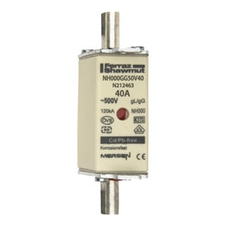 Mersen Porte-fusible NH SF Gr.000 gG 40A/500VKM NH000GG50V40