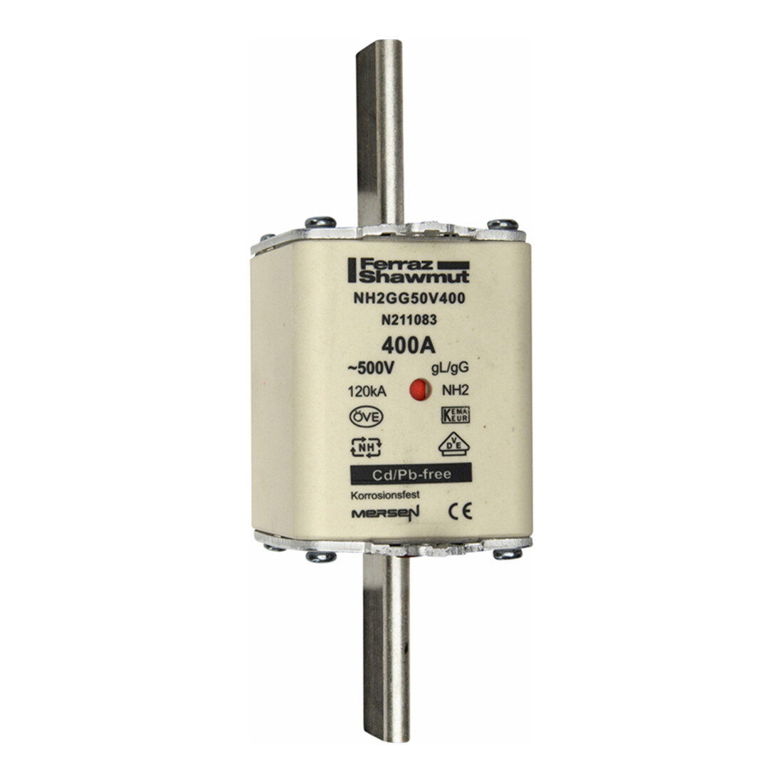 Mersen Porte-fusible NH SF Gr.2 gG 400A/500V KM NH2GG50V400