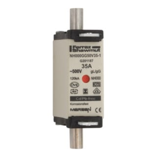 Mersen Porte-fusible NH SG Gr.000 gG 35A/500V KM NH000GG50V35-1