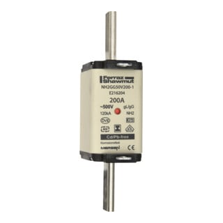Mersen Porte-fusible NH SG Gr.2 gG 200A/500V KM NH2GG50V200-1