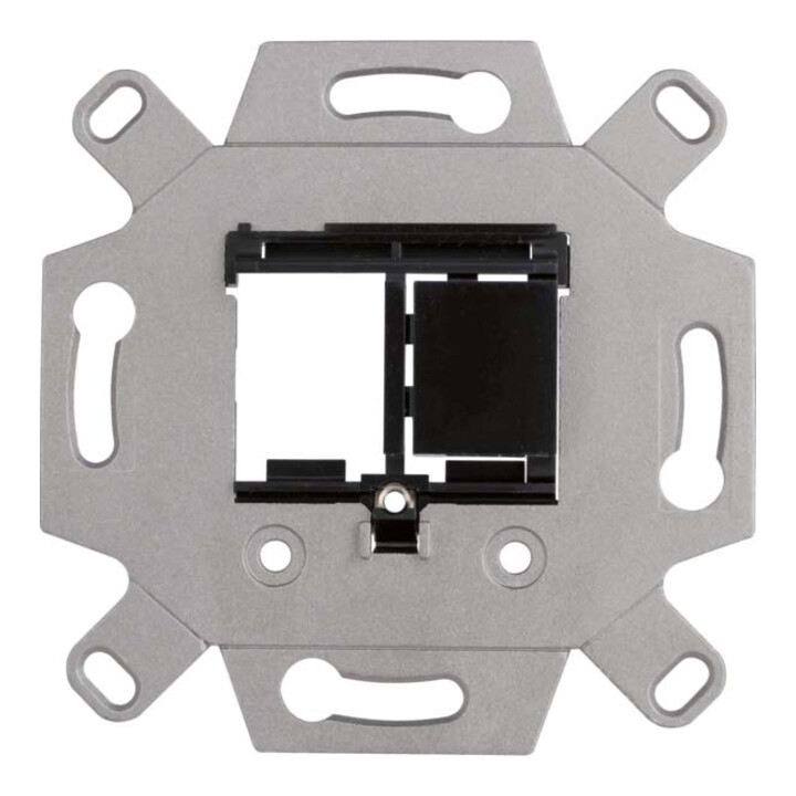 Merten Adaptateur de montage encastré 2 ports Keystone noir MEG4580-0001