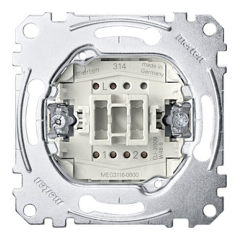 Merten Aus/Wechselschalter-Eins. 1-pol.10AX 250V AC MEG3116-0000