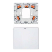 Merten Boîtier de raccordement pour cuisinière AP avec prise à clapet gris MEG1011-9019-1