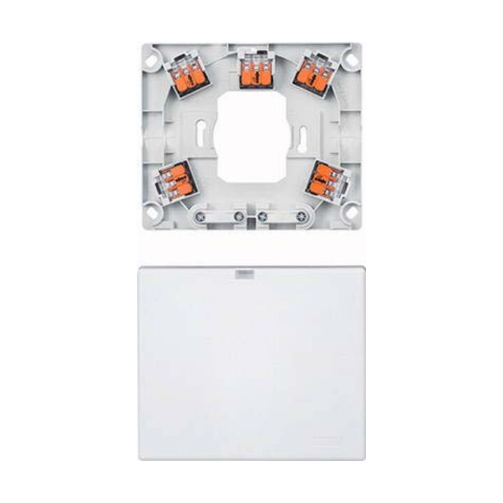 Merten Boîtier de raccordement pour cuisinière AP avec prise à clapet gris MEG1011-9019