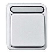 Merten Bouton-poussoir fermant 1-pôle, gris clair MEG3154-8029-1
