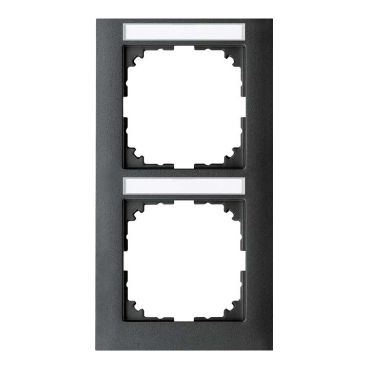 Merten Cadre 2-fach anthracite MEG4022-3614