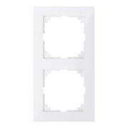 Merten Cadre 2 modules polar blanc MEG4020-3619-1