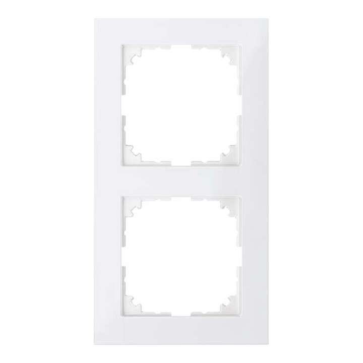 Merten Cadre 2 modules polar blanc MEG4020-3619