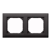 Merten Cadre 2f. anthracite horizontal/vertical 486214-1