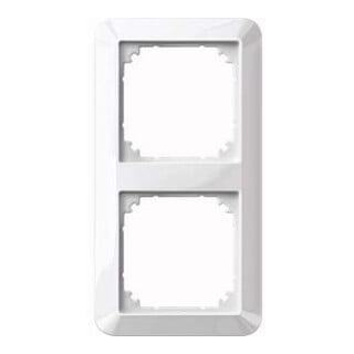 Merten Cadre 2f. avec interrupteur/poussoir horizontal/vertical 389219