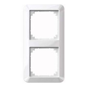 Merten Cadre 2f. avec interrupteur/poussoir horizontal/vertical 389219-1