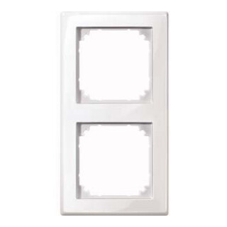Merten Cadre 2f. avec interrupteur/poussoir horizontal/vertical 478219