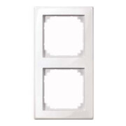 Merten Cadre 2f. avec interrupteur/poussoir horizontal/vertical 478219-1