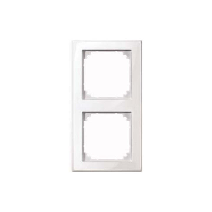 Merten Cadre 2f. avec interrupteur/poussoir horizontal/vertical 478219