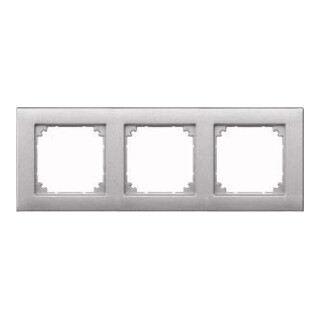 Merten Cadre 3f. alu horizontal/vertical 486360