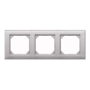 Merten Cadre 3f. alu horizontal/vertical 486360-1