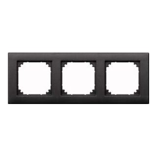 Merten Cadre 3f. anthracite horizontal/vertical 486314