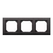 Merten Cadre 3f. anthracite horizontal/vertical 486314-1