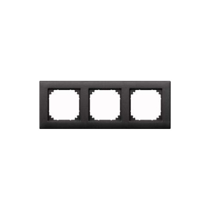 Merten Cadre 3f. anthracite horizontal/vertical 486314