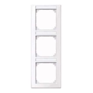 Merten Cadre 3f.aws/gl avec support d'étiquettes 470325