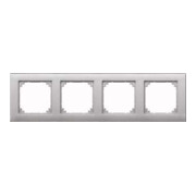 Merten Cadre 4f.alu horizontal/vertical 486460-1