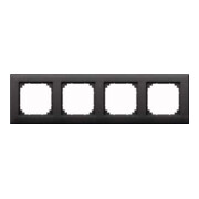 Merten Cadre 4f. anthracite horizontal/vertical 486414-1