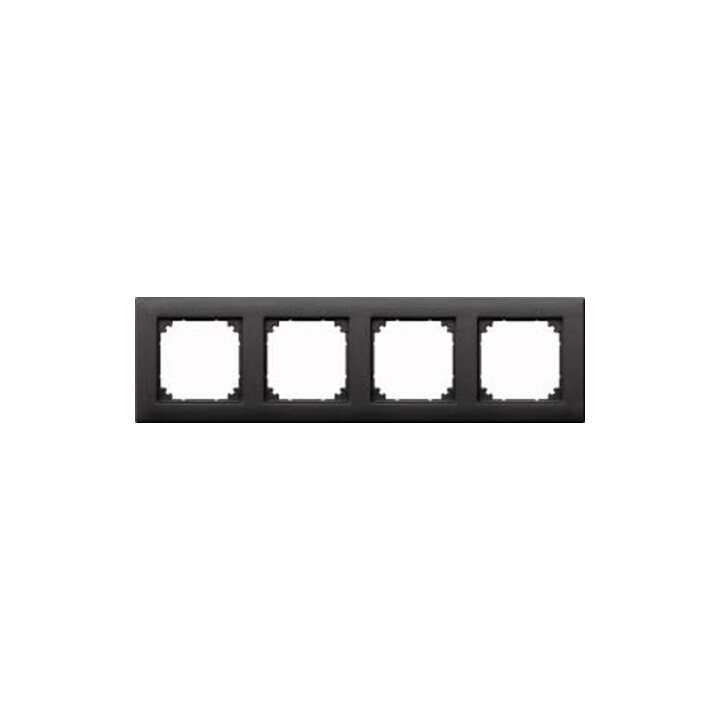 Merten Cadre 4f. anthracite horizontal/vertical 486414