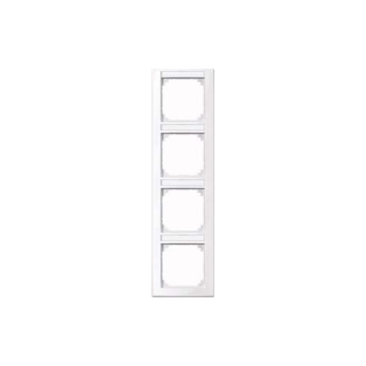 Merten Cadre 4f.aws/gl avec support d’étiquettes 470425