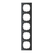 Merten Cadre 5 fois anthracite MEG4050-3614-1