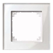 Merten Cadre en verre 1f. blanc brillant/ws 489119-1