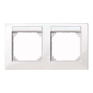 Merten Cadre M-PLAN 2f. inscriptible, horizontal 514219