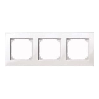 Merten Cadre M-PLAN 3f. avec poussoir/poussoir lumineux 515319