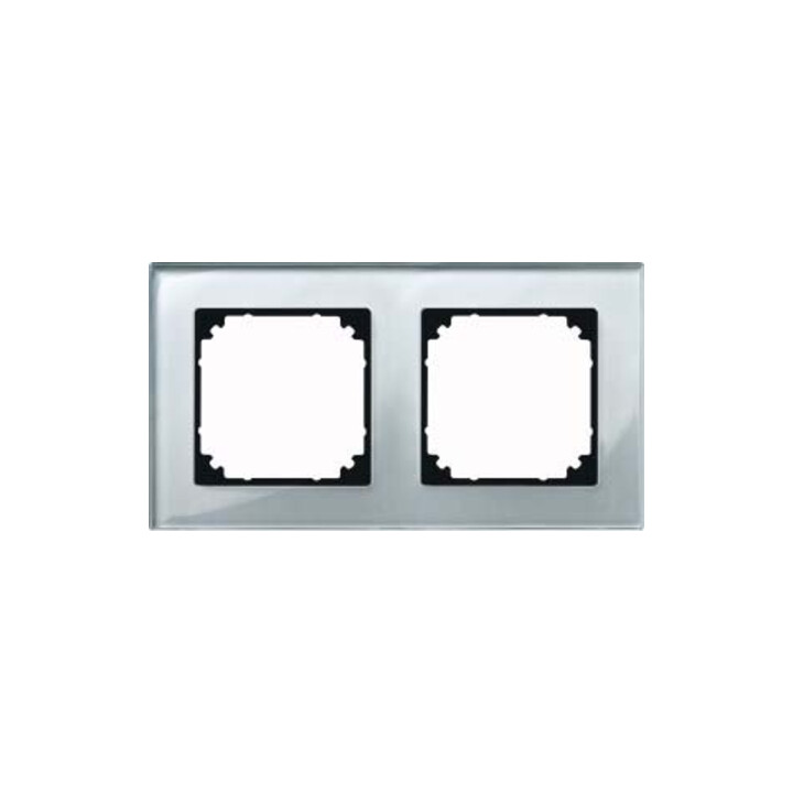 Merten Cadre verre 2f.diam/si niveau/vertical 489260