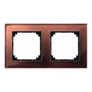 Merten Cadre verre 2f. mah/waage/vertical 489215-1