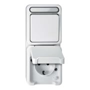 Merten Combinaison de prises gris clair MEG3494-8029-1