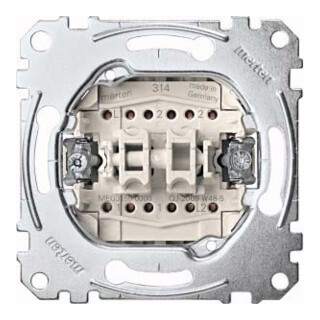 Merten Doppeltaster-Einsatz 2W 1-pol.10A 250V AC MEG3159-0000