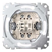 Merten Double bouton-poussoir insert 2S 1 pôle 10A 250V AC MEG3055-0000-1