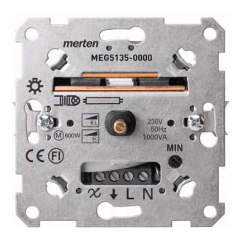 Merten Drehdimmer-Einsatz f.ind.Last 60-1000W MEG5135-0000