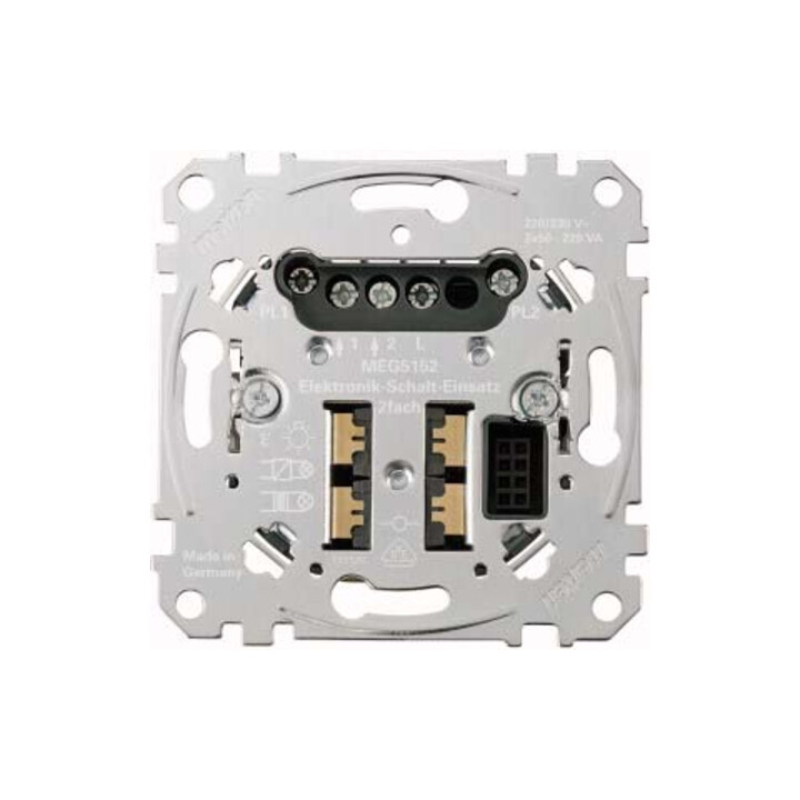 Merten Elektronik-Schalt-Einsatz 2fach MEG5152-0000